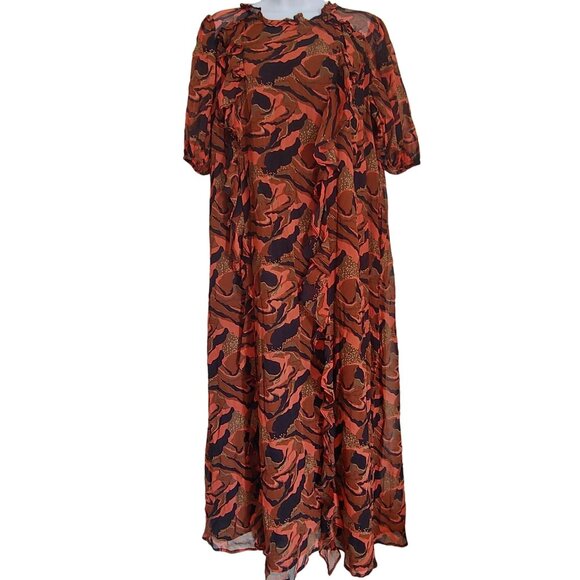 Cleobella Dresses & Skirts - Cleobella Paige Midi Dress | Canyon Multi Ruffle Small / missing the sash